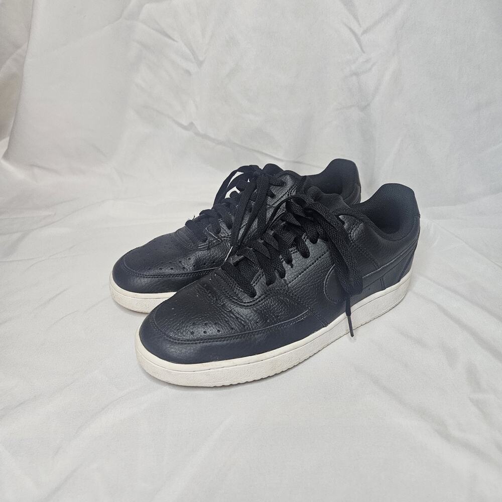 Nike Womens Court Vision, Black/White, 9.5
